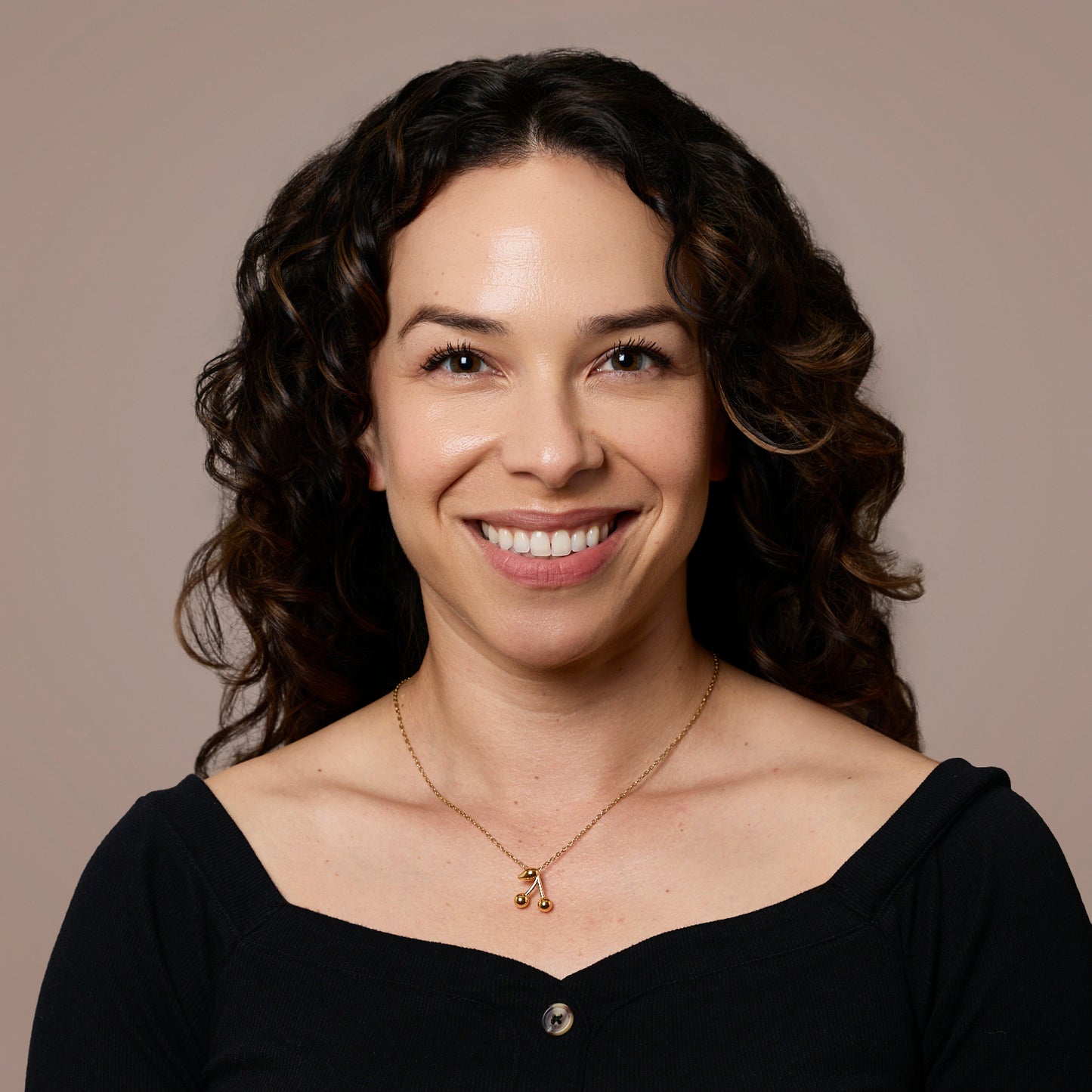 Golden Cherry Necklace