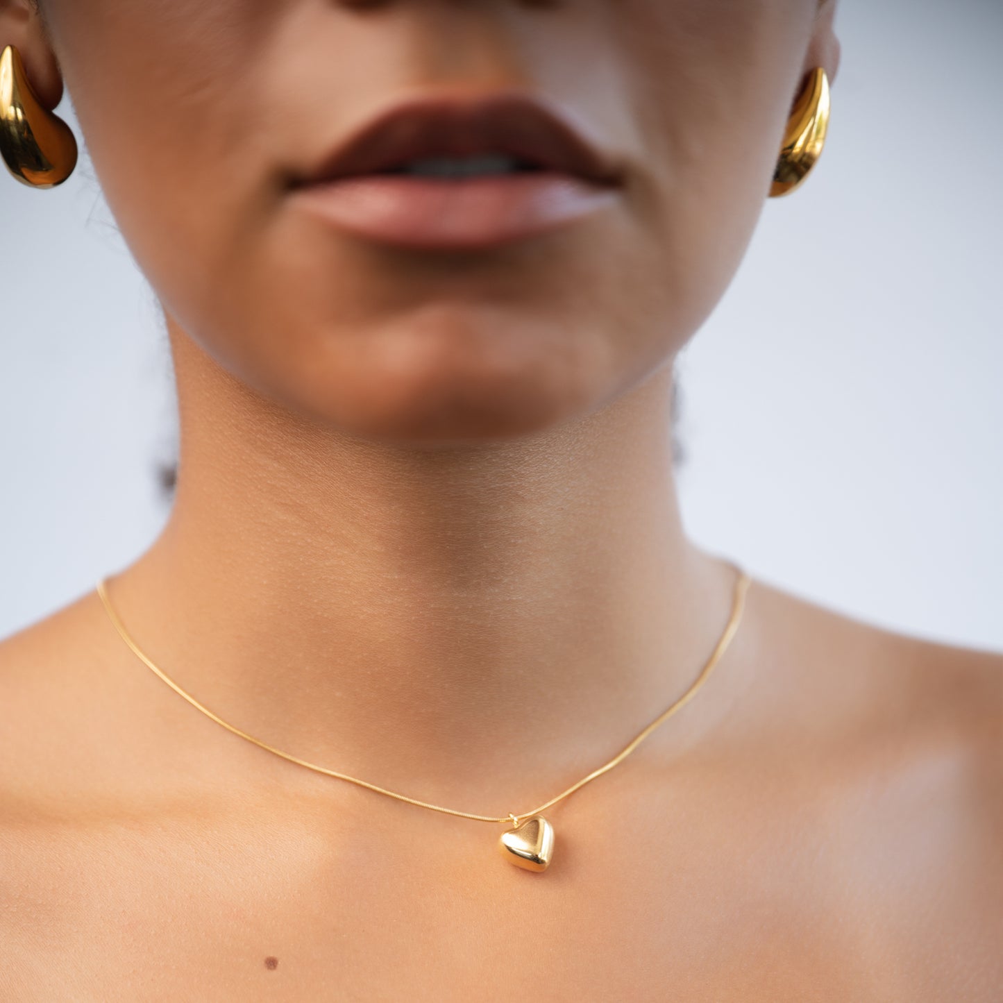 Puffy Heart Necklace