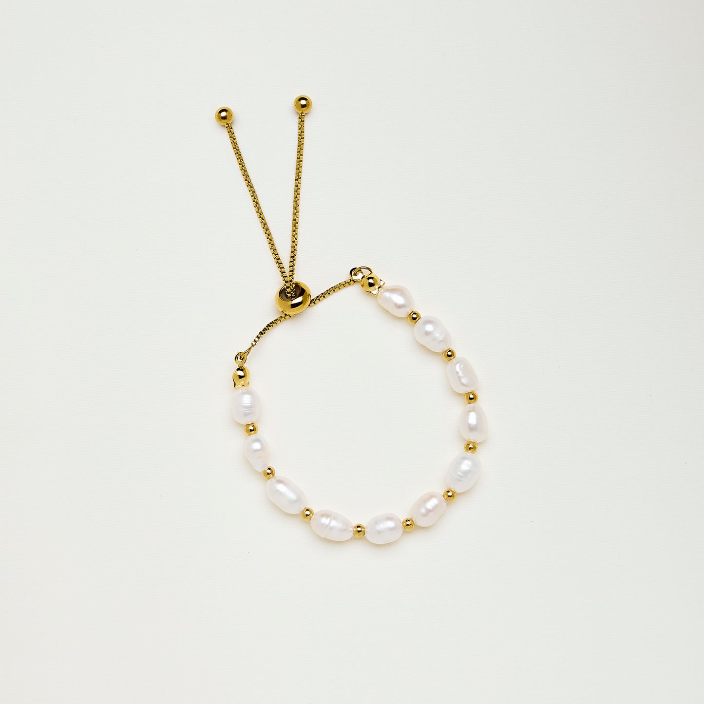 Drawstring Pearl Bracelet