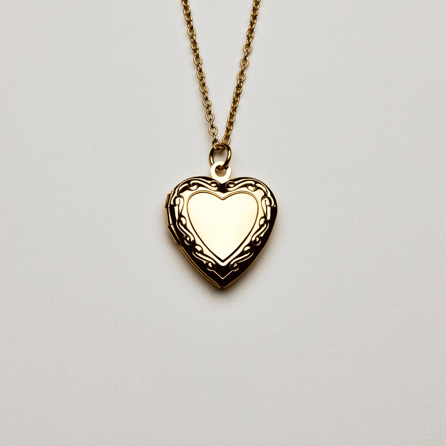Heart Locket In Gold