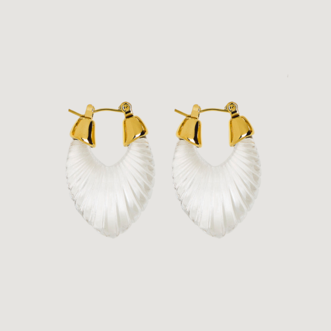 Fan Hoop Earring