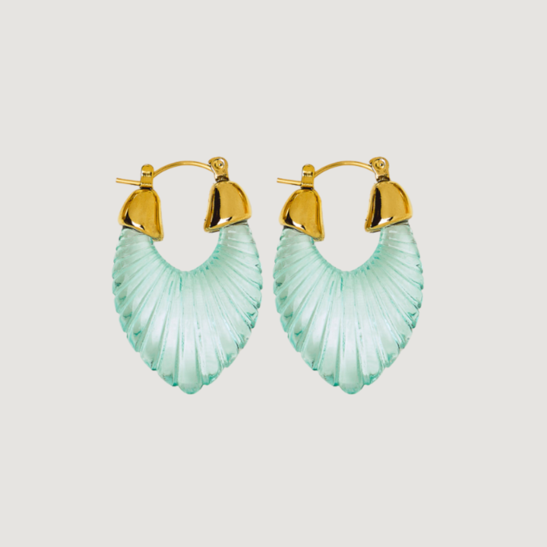 Fan Hoop Earring