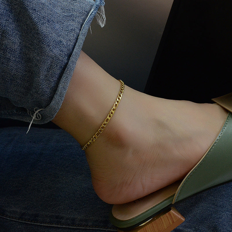 Figaro Anklet In Gold