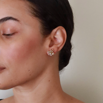 Sparkler Studs in Silver