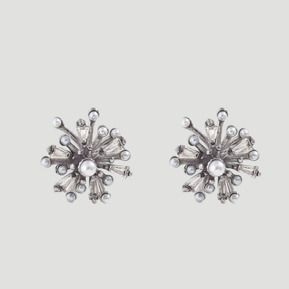 Sparkler Studs in Silver