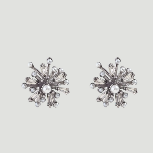 Sparkler Studs in Silver