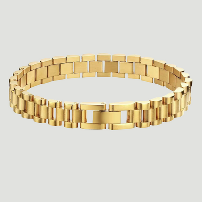 Timepiece Bracelet in Gold