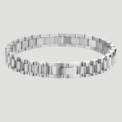 Timepiece Bracelet in Silver