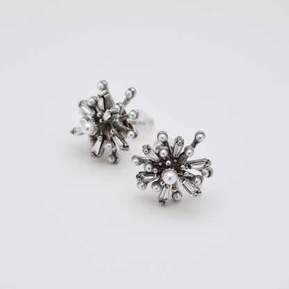 Sparkler Studs in Silver