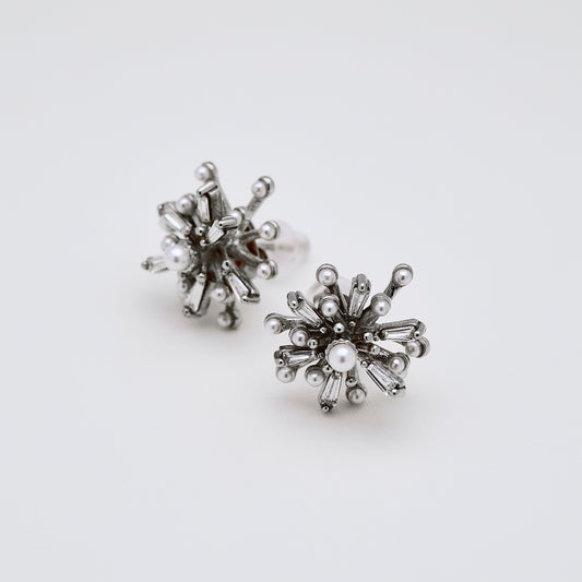 Sparkler Studs in Silver