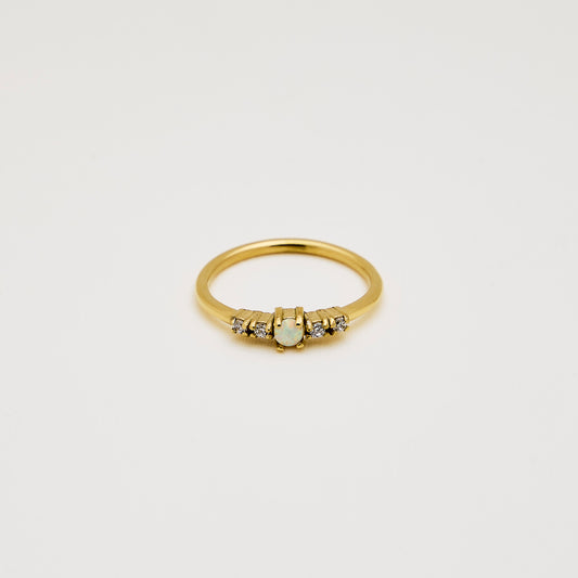 Dainty Opal Ring