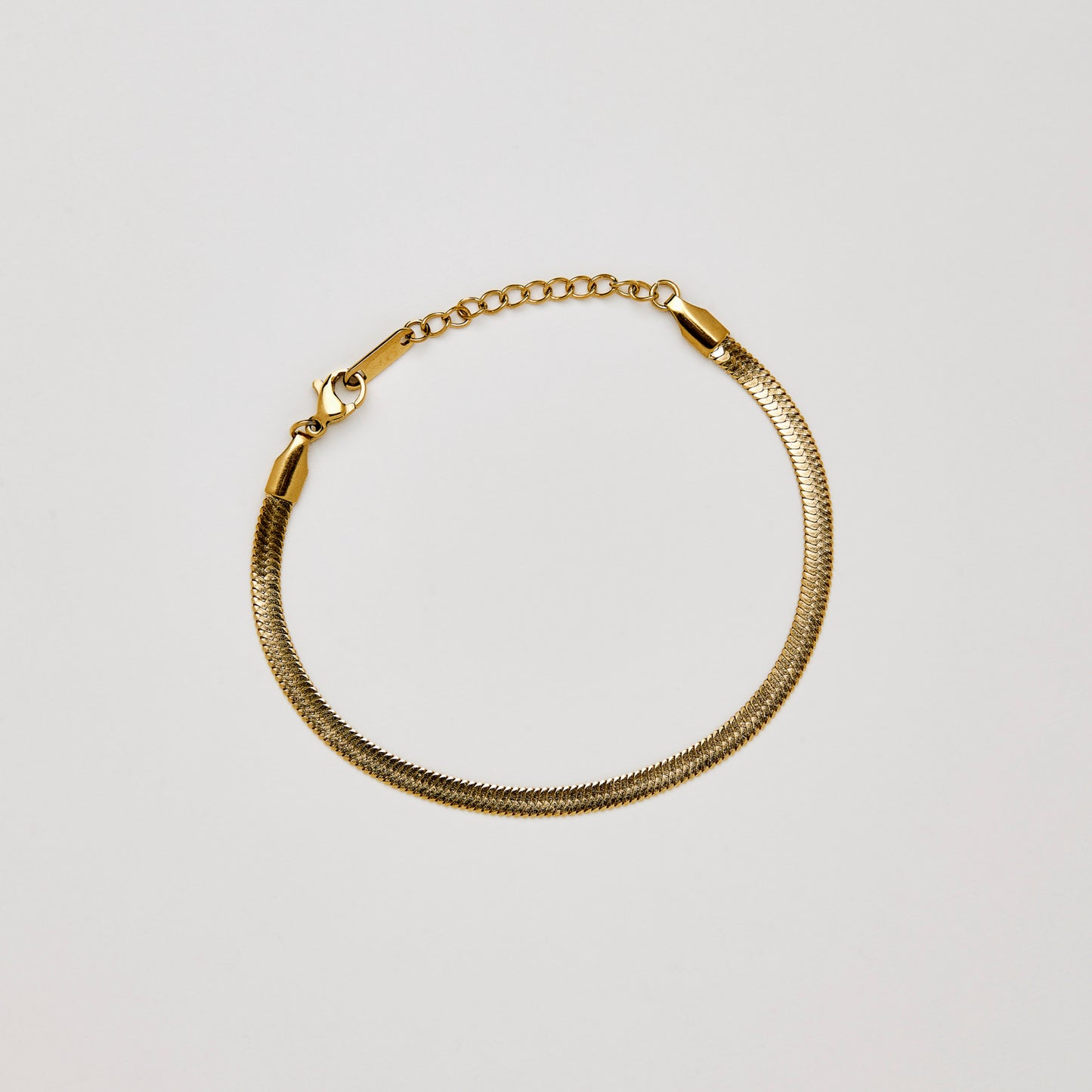 Herringbone Bracelet In Gold